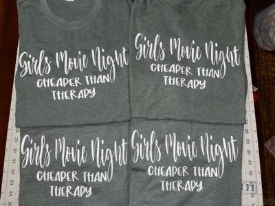 Girls Movie Night T-Shirt